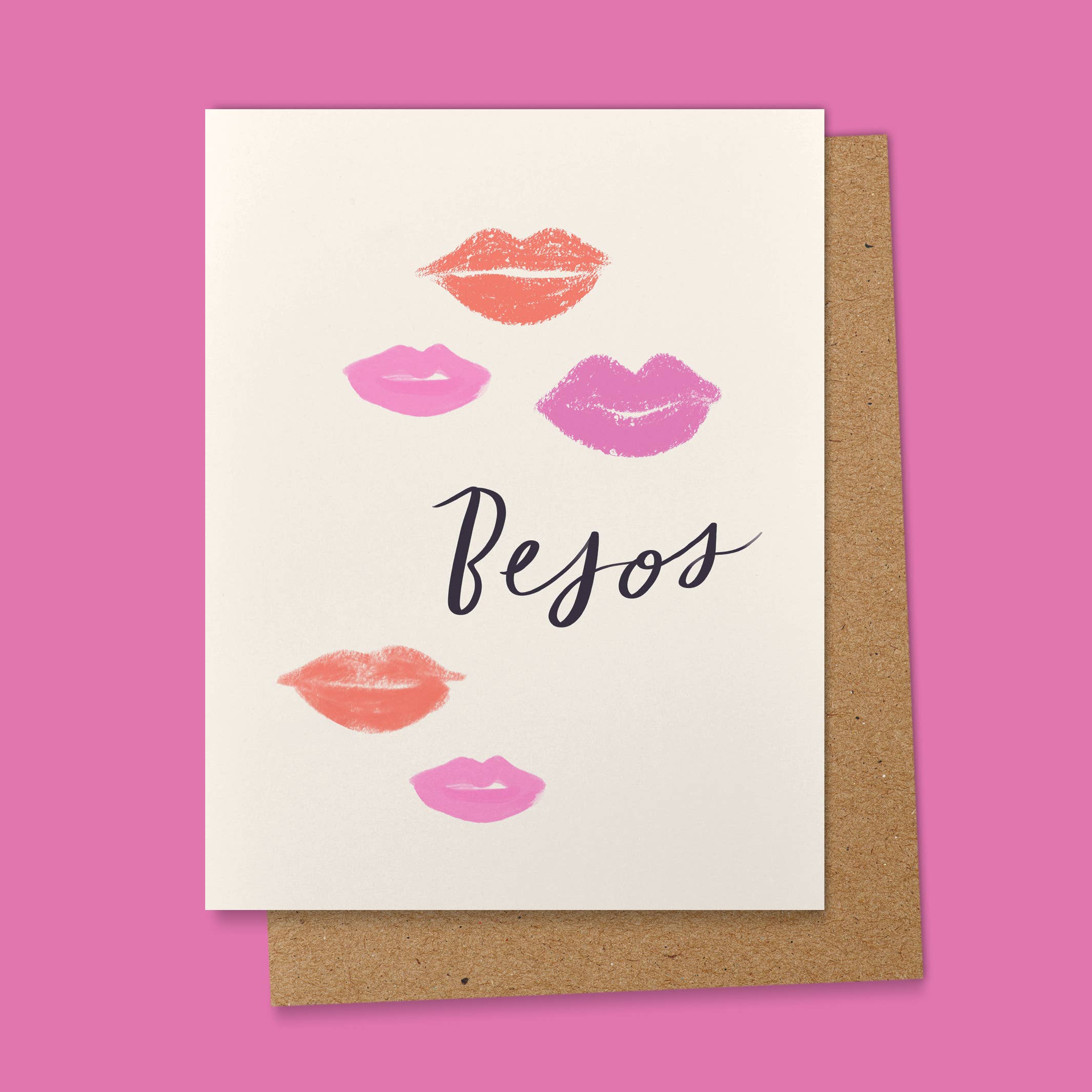 Ana Peake - Besos Spanish Valentine's Day Greeting Card