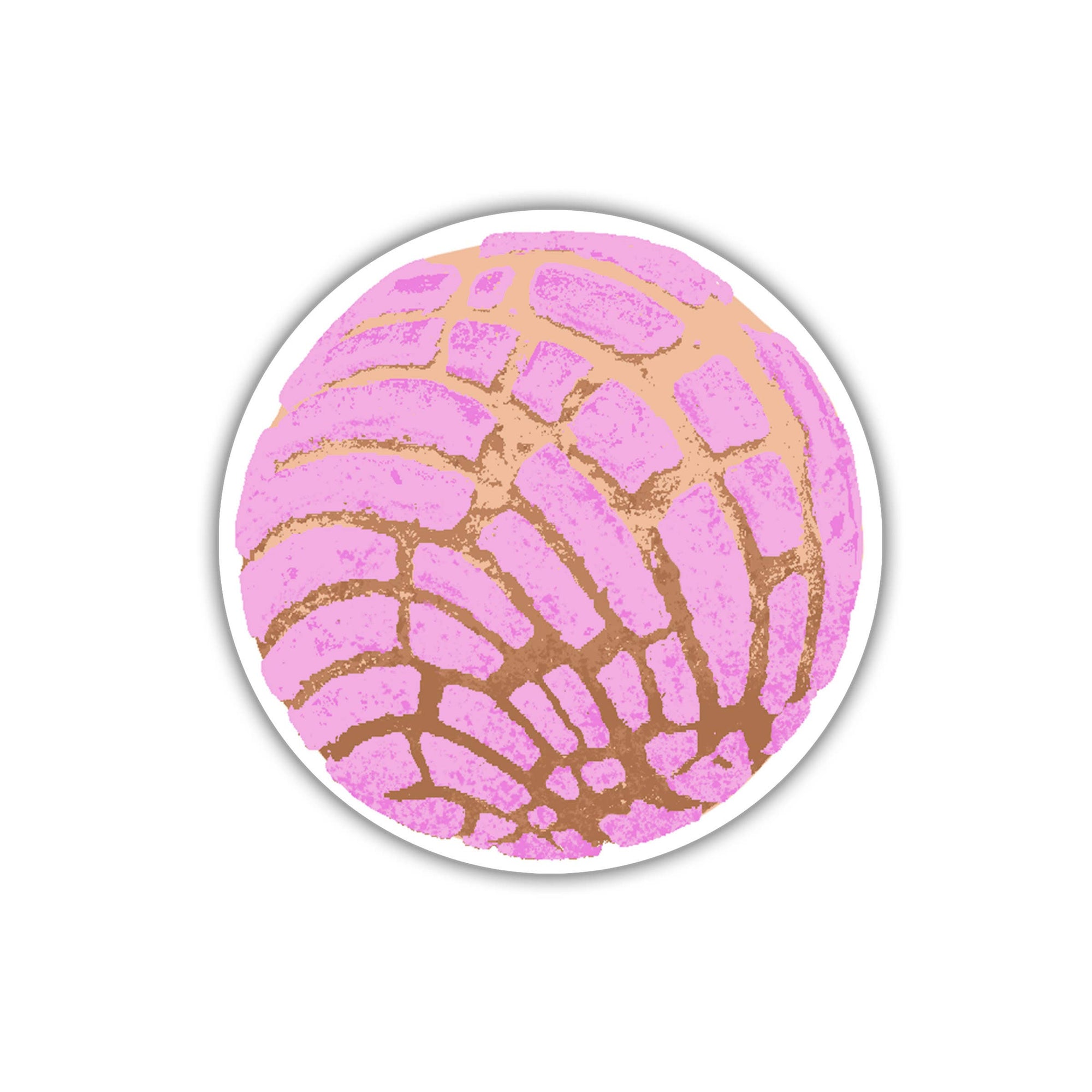 Erica Alfaro Designs - Pink Concha Mexican Vinyl Sticker