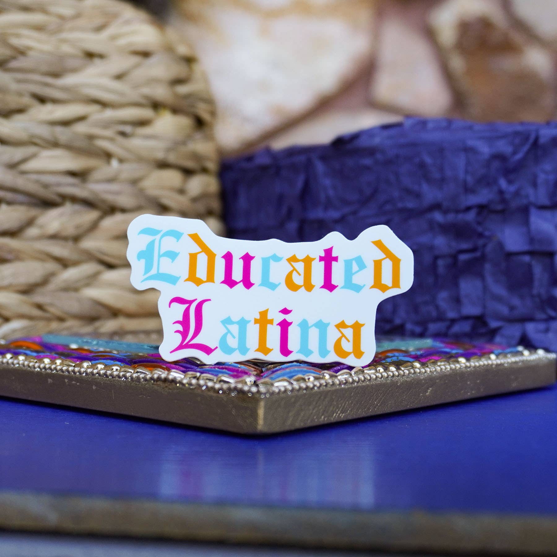 Erica Alfaro Designs - Educated Latina Mexican Vinyl Sticker