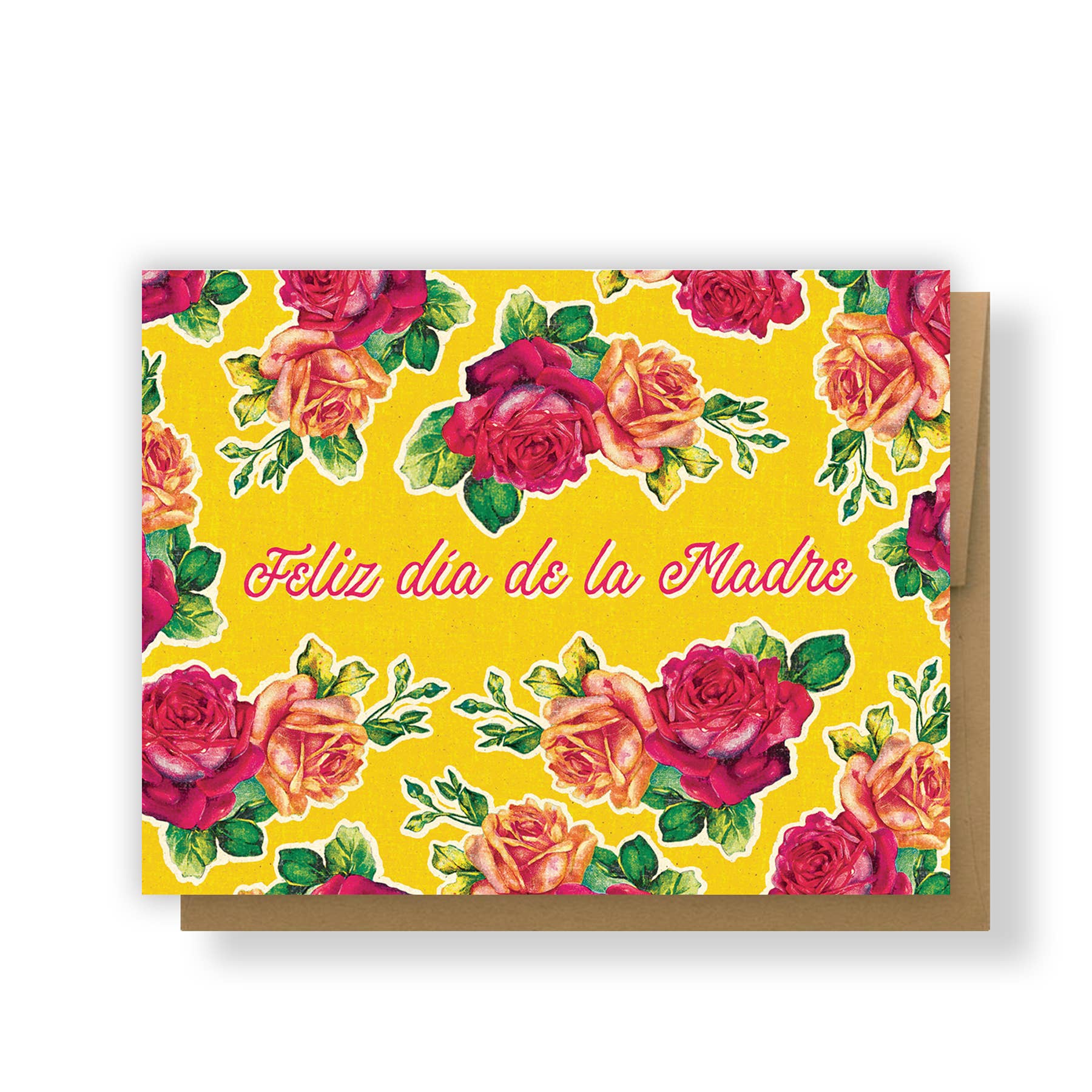 Erica Alfaro Designs - Feliz Dia De La Madre Rosas Greeting Card