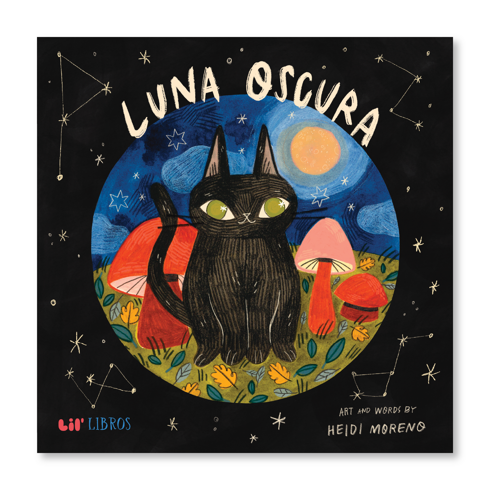 Lil' Libros ~ Bilingual Children's Books & Games - Luna Oscura (Bilingual: English and Spanish)