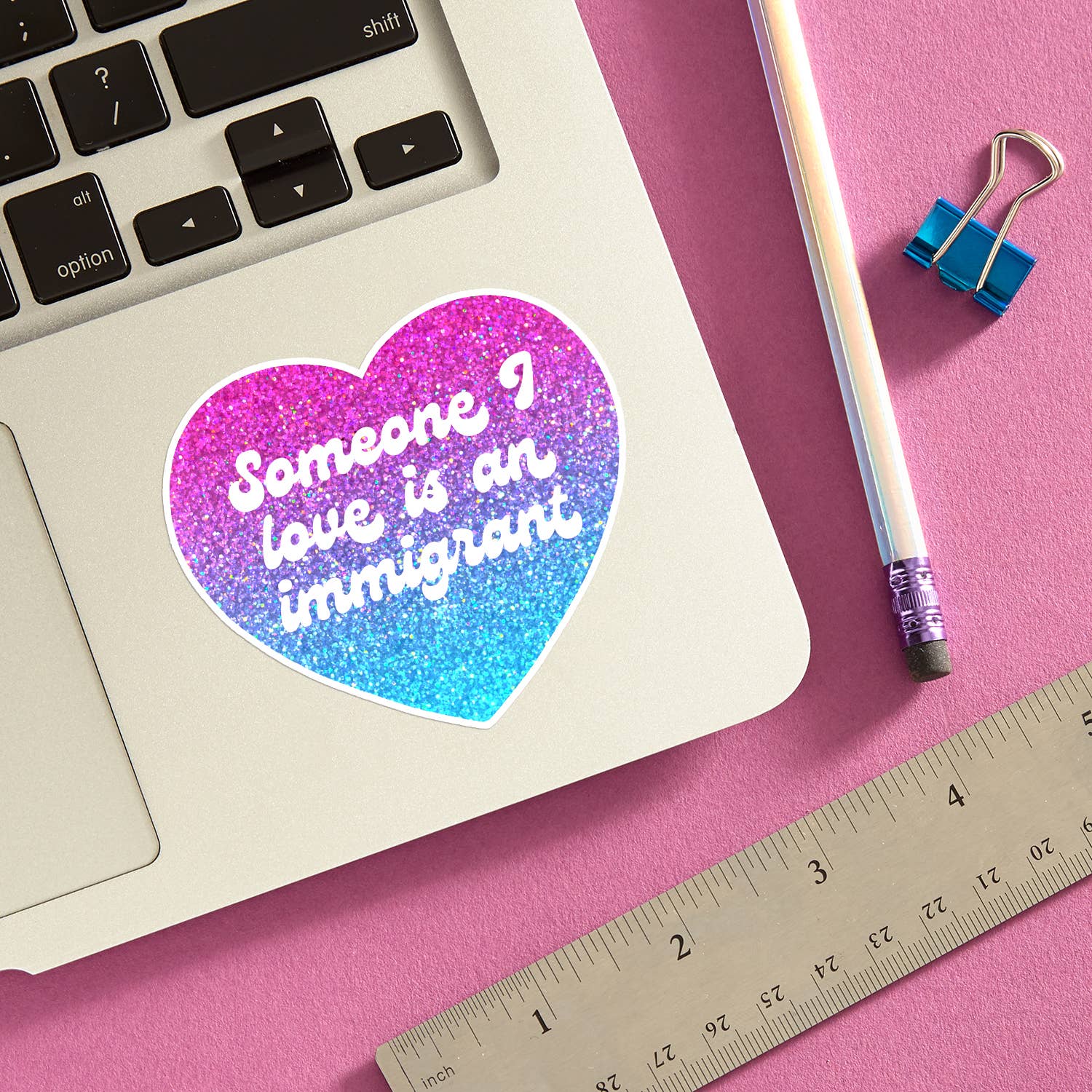 THE FOUND - Someone I Love is an Immigrant Die Cut Sticker