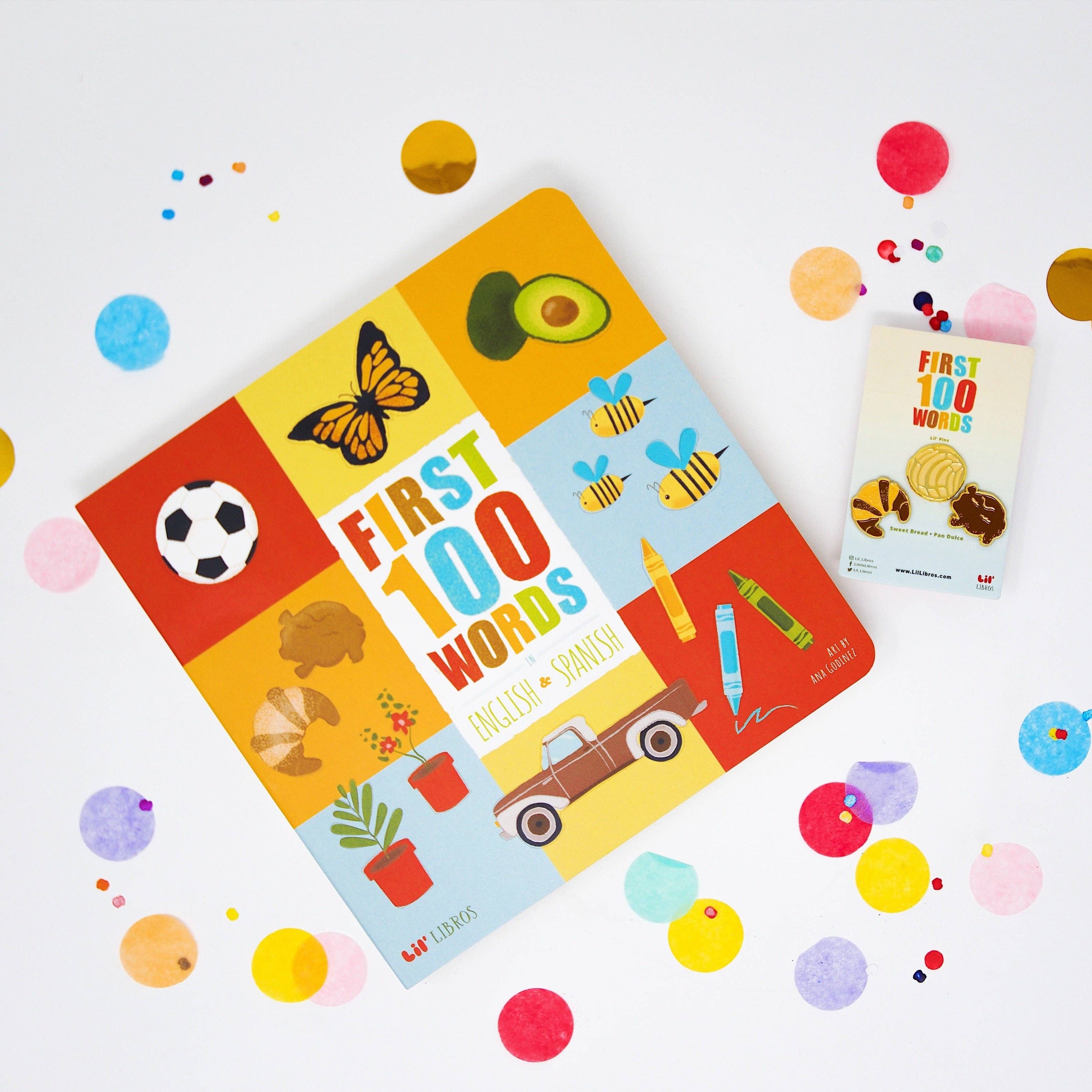 Lil' Libros ~ Bilingual Children's Books & Games - First 100 Words in English & Spanish (Bilingual English and Spanish)