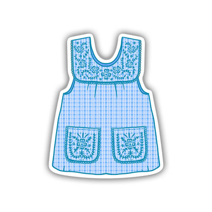 Erica Alfaro Designs - Abuelas Blue Mandil Vinyl Sticker