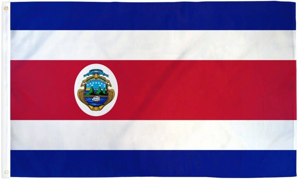 Costa Rica Flag 2x3ft Poly