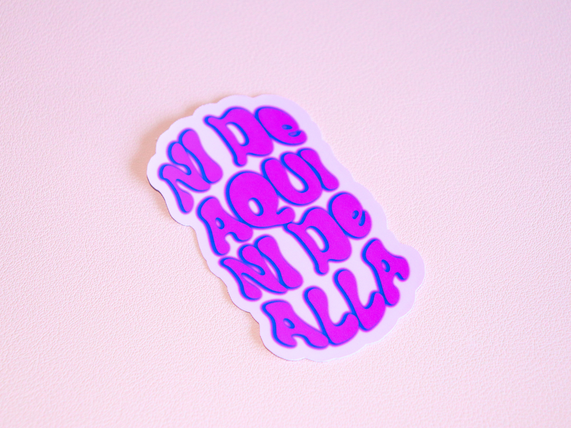 Espyz Studio - Ni De Aqui Ni De Alla Sticker - Latina Sticker - Immigrants