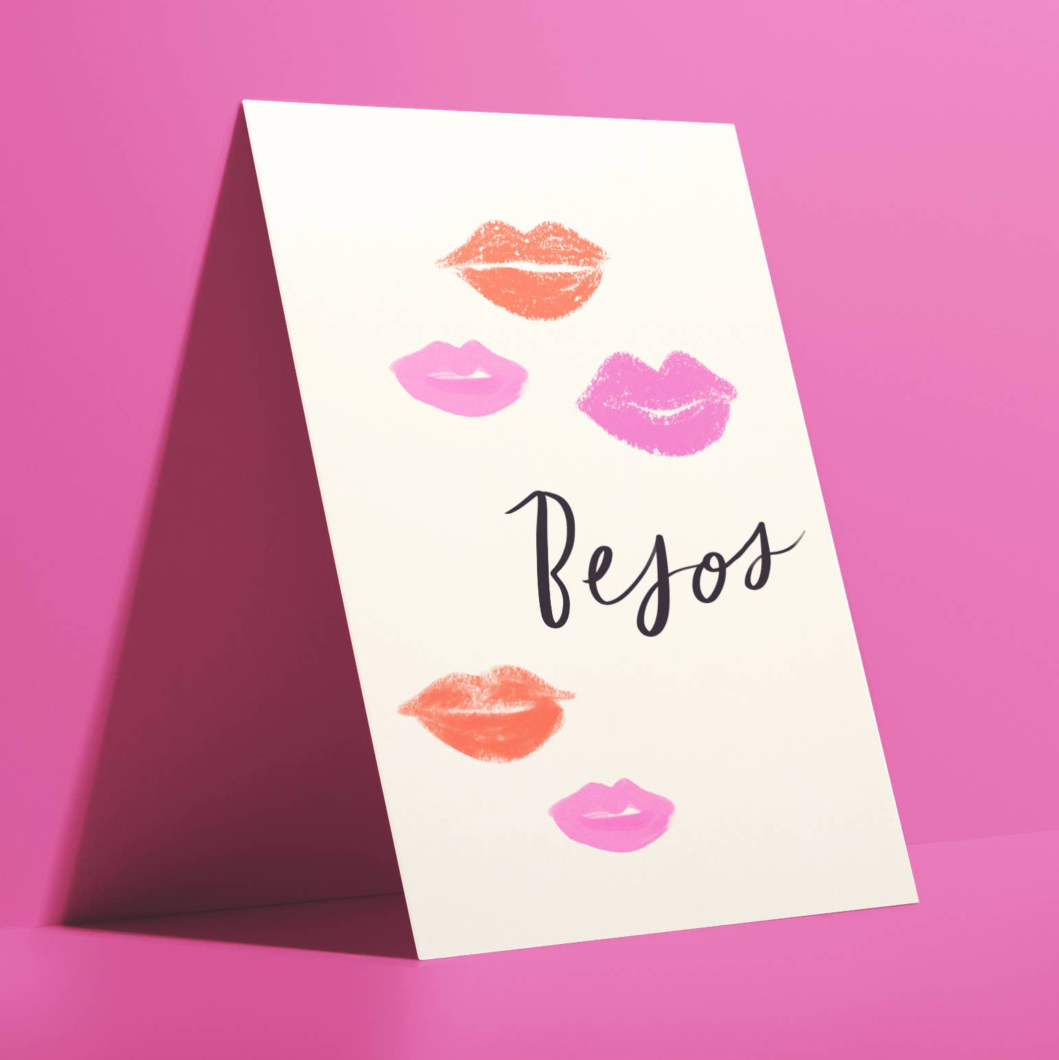 Ana Peake - Besos Spanish Valentine's Day Greeting Card
