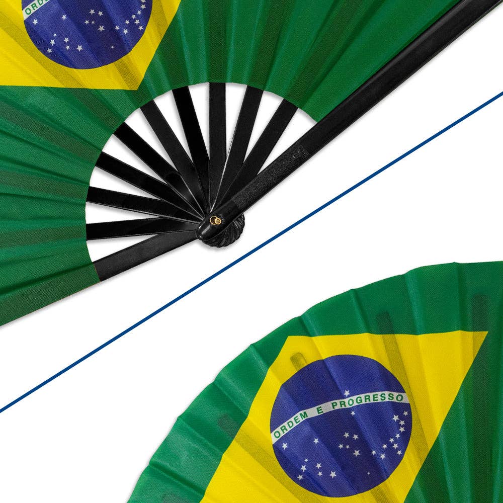 Flags Importer - Brazil X-Large Hand Fan