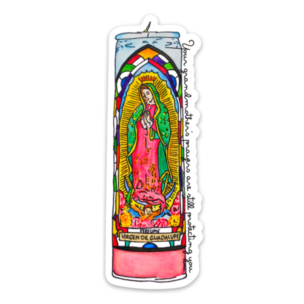 Cultura Campaign - Grandmothers Prayers Candle Sticker