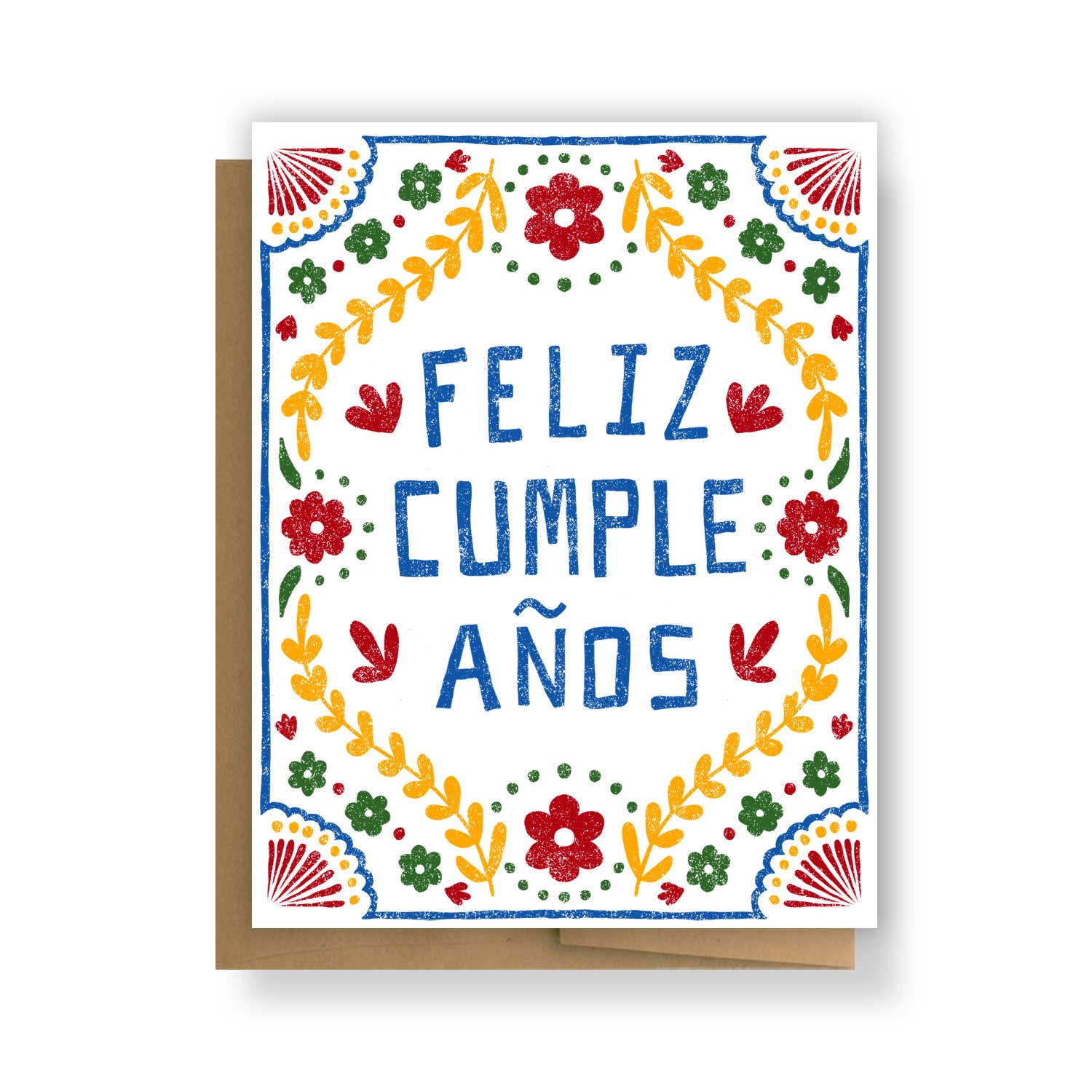 Erica Alfaro Designs - Feliz Cumple Años Floral Greeting Card