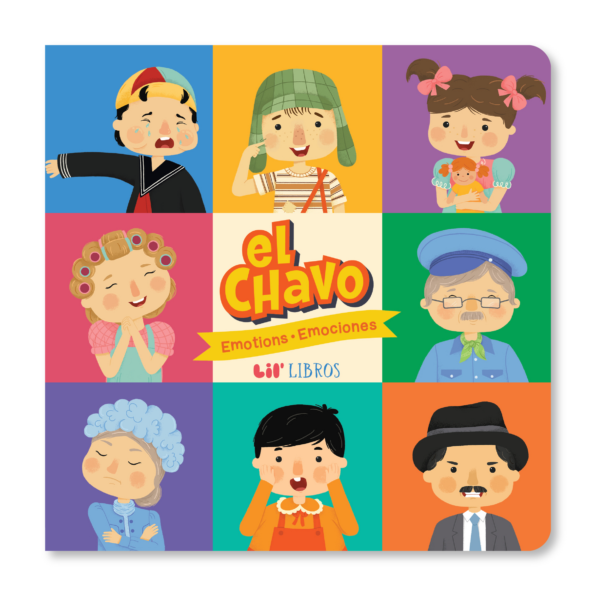 Lil' Libros ~ Bilingual Children's Books & Games - El Chavo: Emotions / Emociones