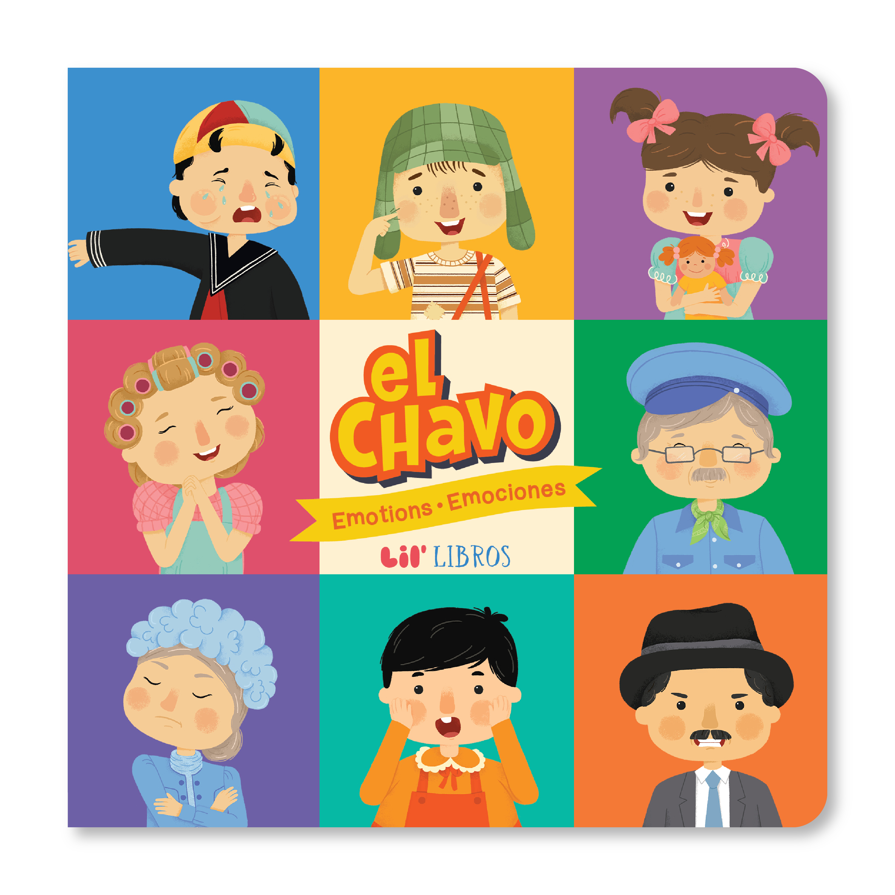 Lil' Libros ~ Bilingual Children's Books & Games - El Chavo: Emotions / Emociones