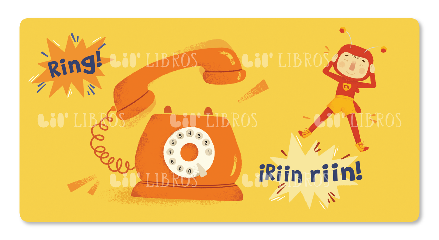Lil' Libros ~ Bilingual Children's Books & Games - Sounds / Sonidos Chapulín Colorado (Bilingual: English and Spanish)