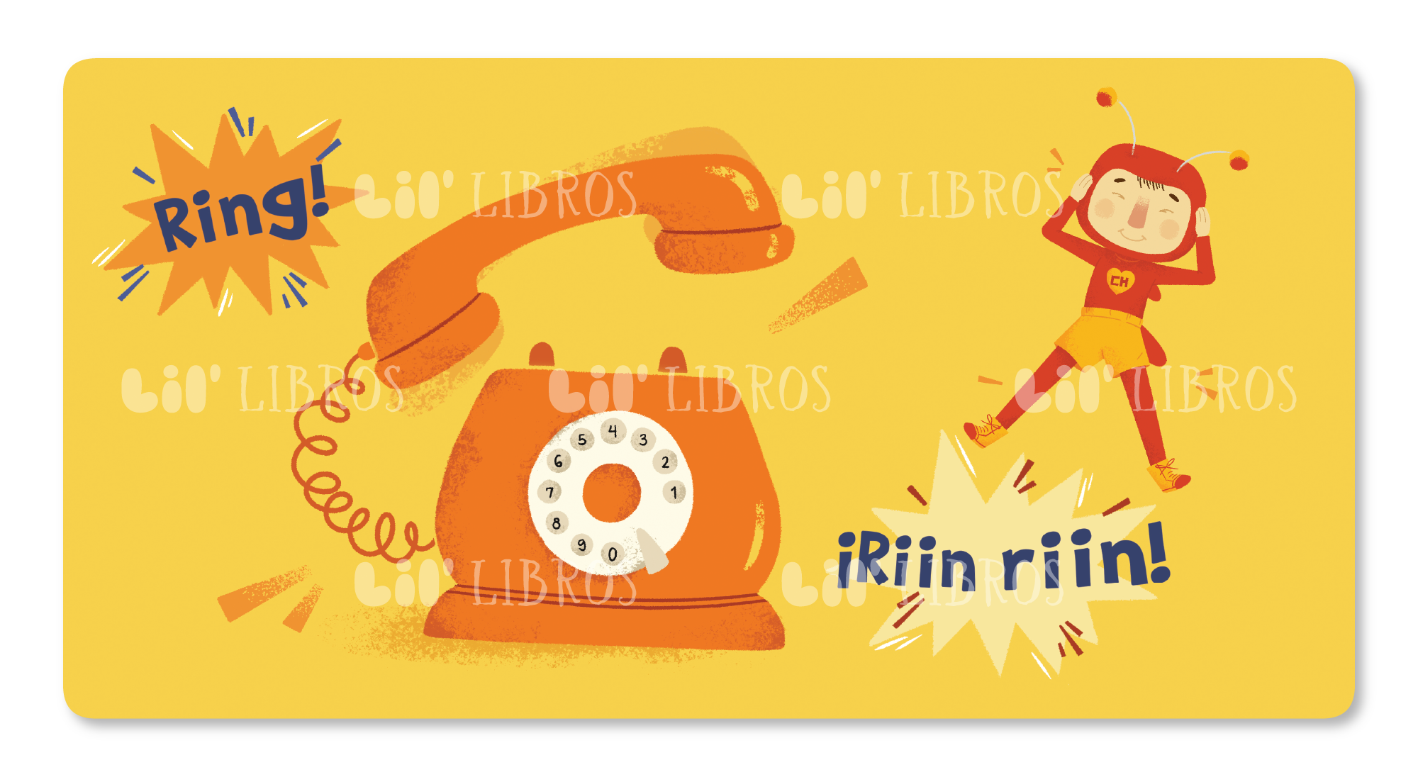 Lil' Libros ~ Bilingual Children's Books & Games - Sounds / Sonidos Chapulín Colorado (Bilingual: English and Spanish)