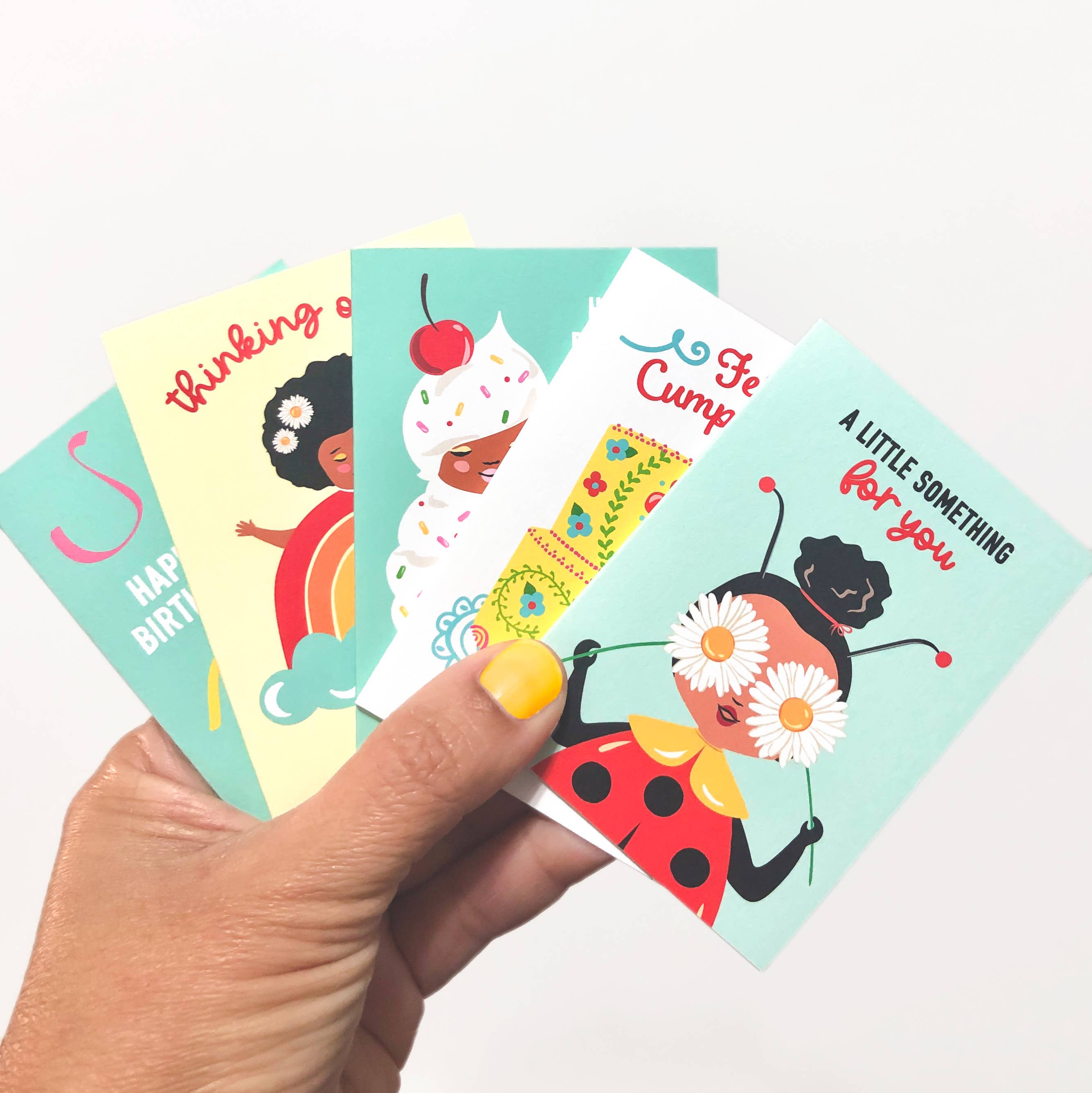 Lucy Loves Paper - Mini Folded Feliz Navidad Card | Holiday Card in Spanish