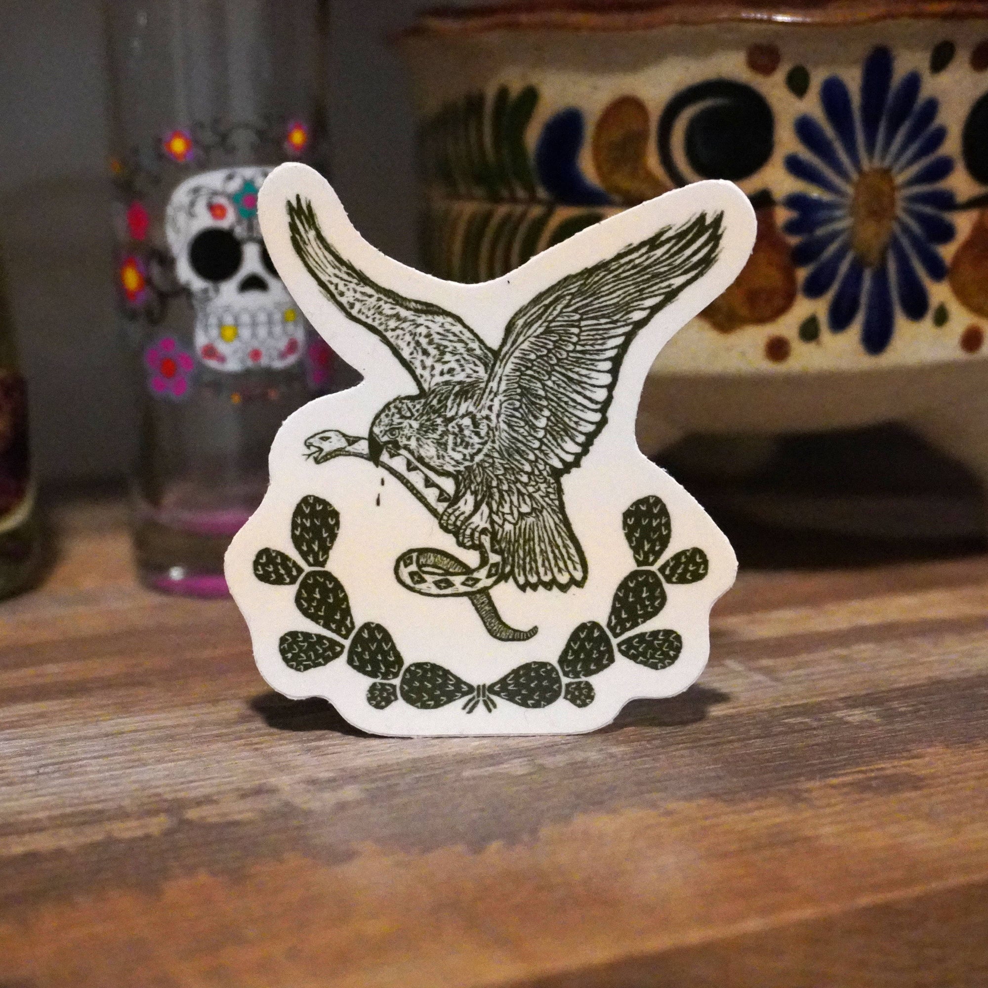 Erica Alfaro Designs - Mexican Eagle Vinyl Sticker