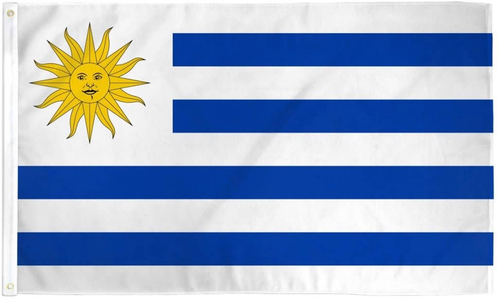 Uruguay Flag 2x3ft Poly
