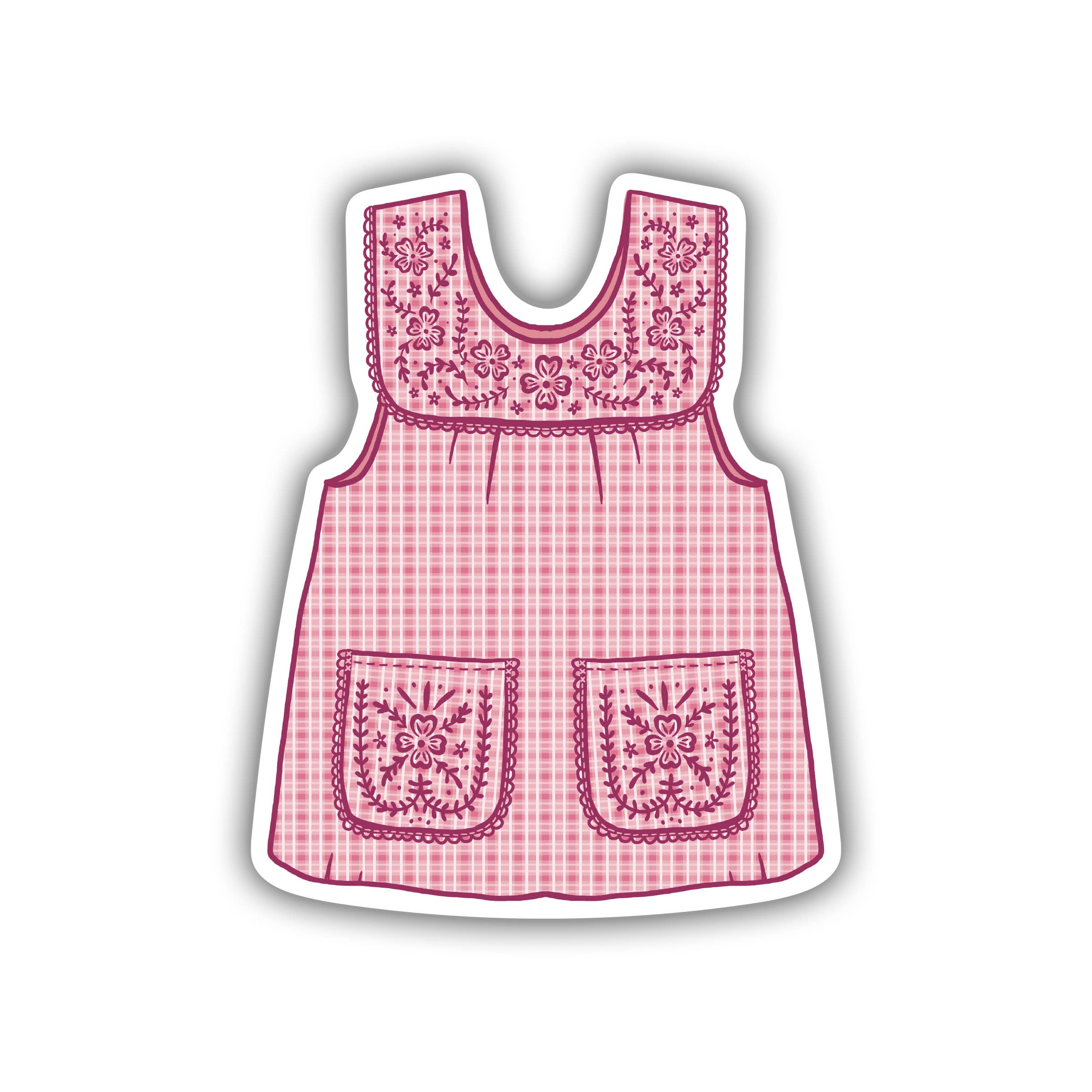 Erica Alfaro Designs - Abuelas Pink Mandil Vinyl Sticker
