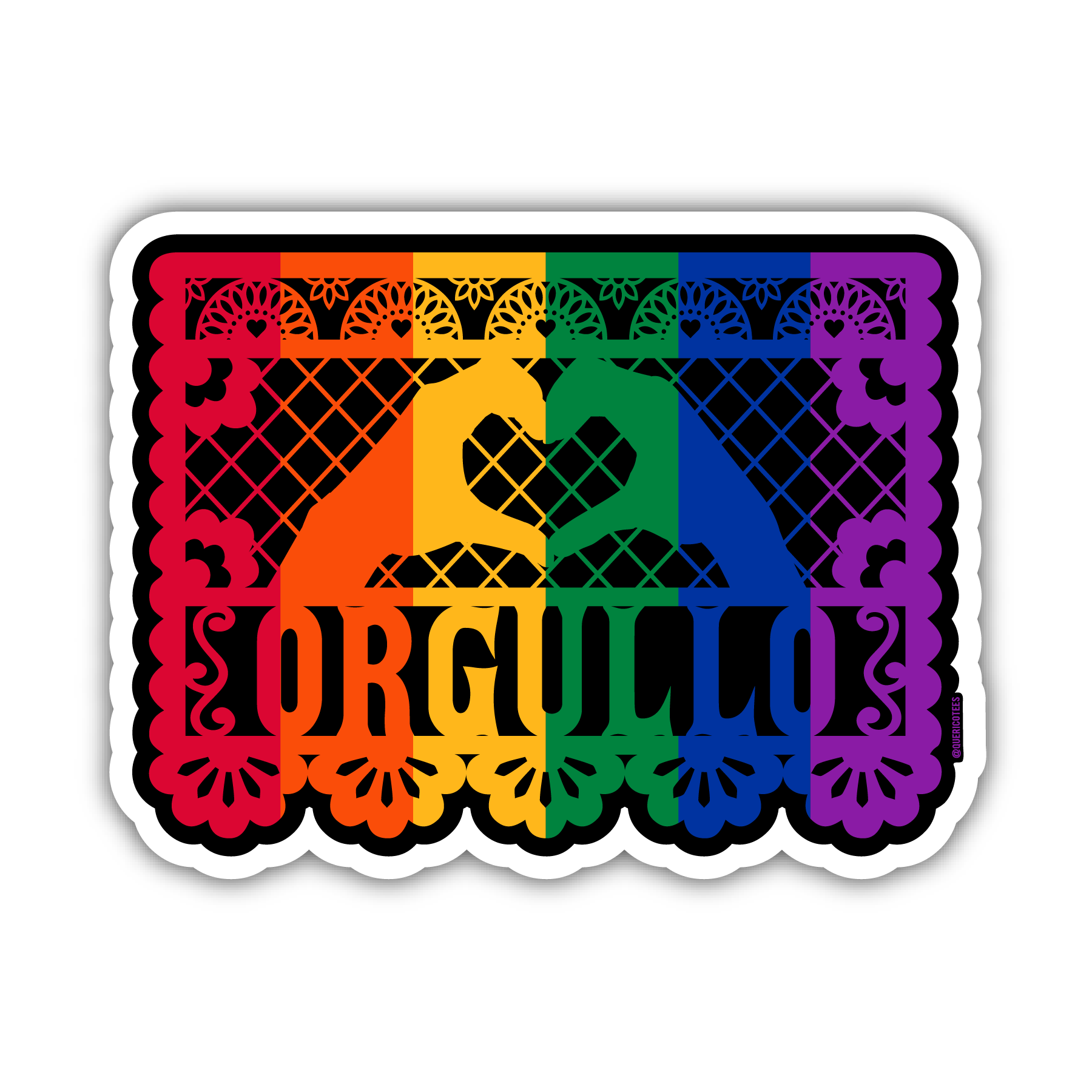 Que Rico T-Shirt Co. - Orgullo Sticker