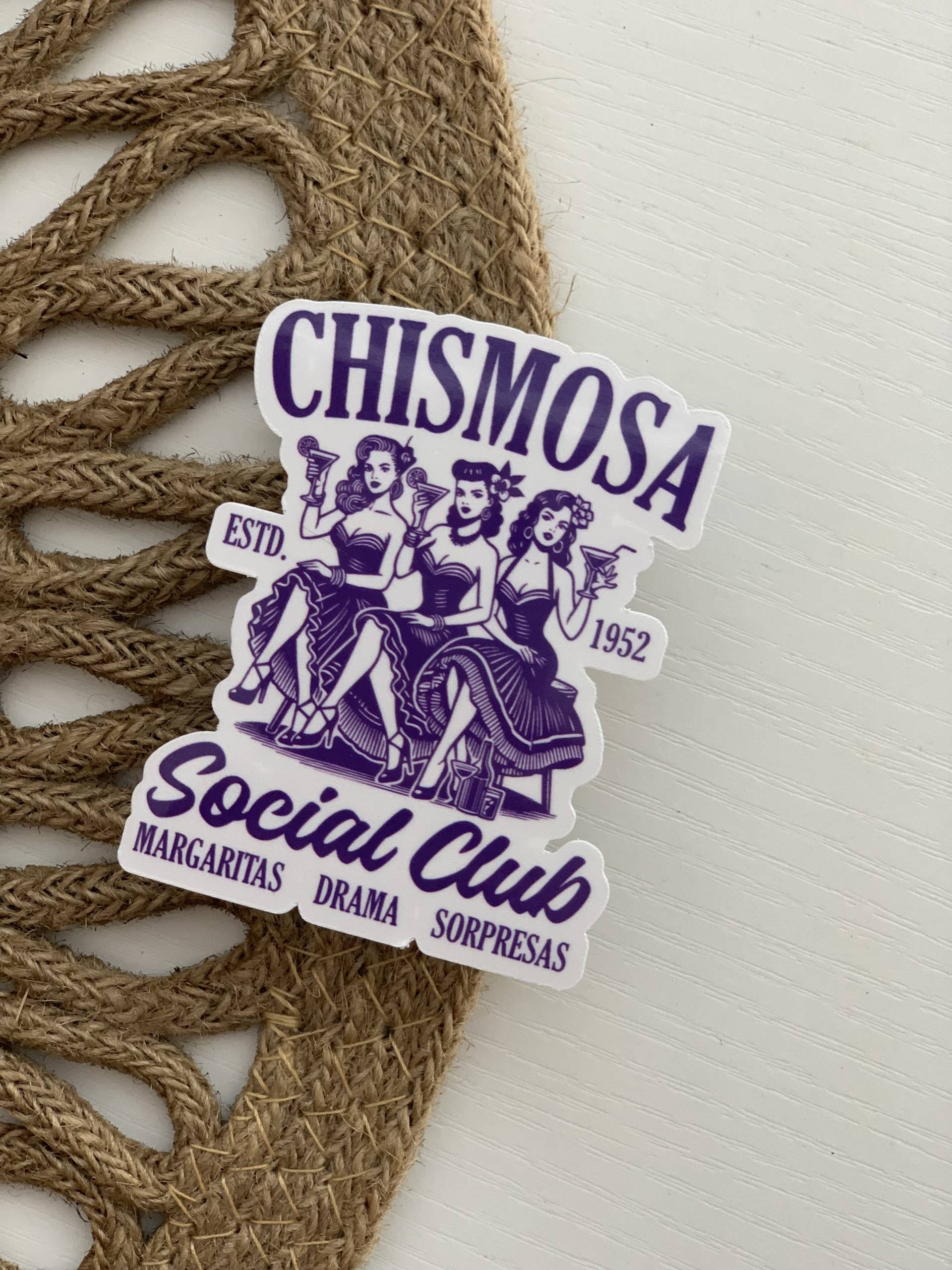 Lalatina Shop - Funny chismosa sticker mexican hispanic latina vinyl sticker