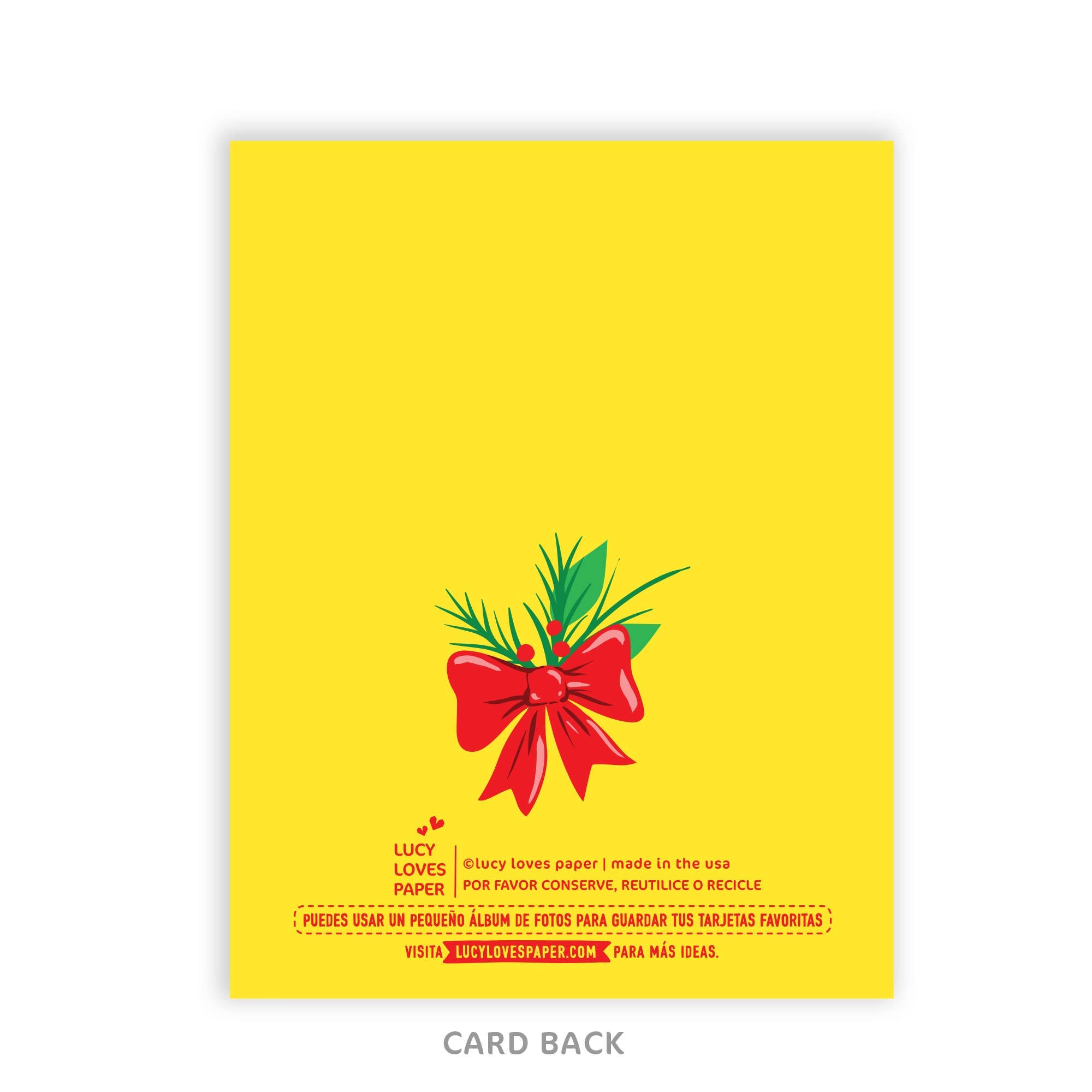 Lucy Loves Paper - ¡Felices Fiestas! | Box of 8 holiday cards in Spanish