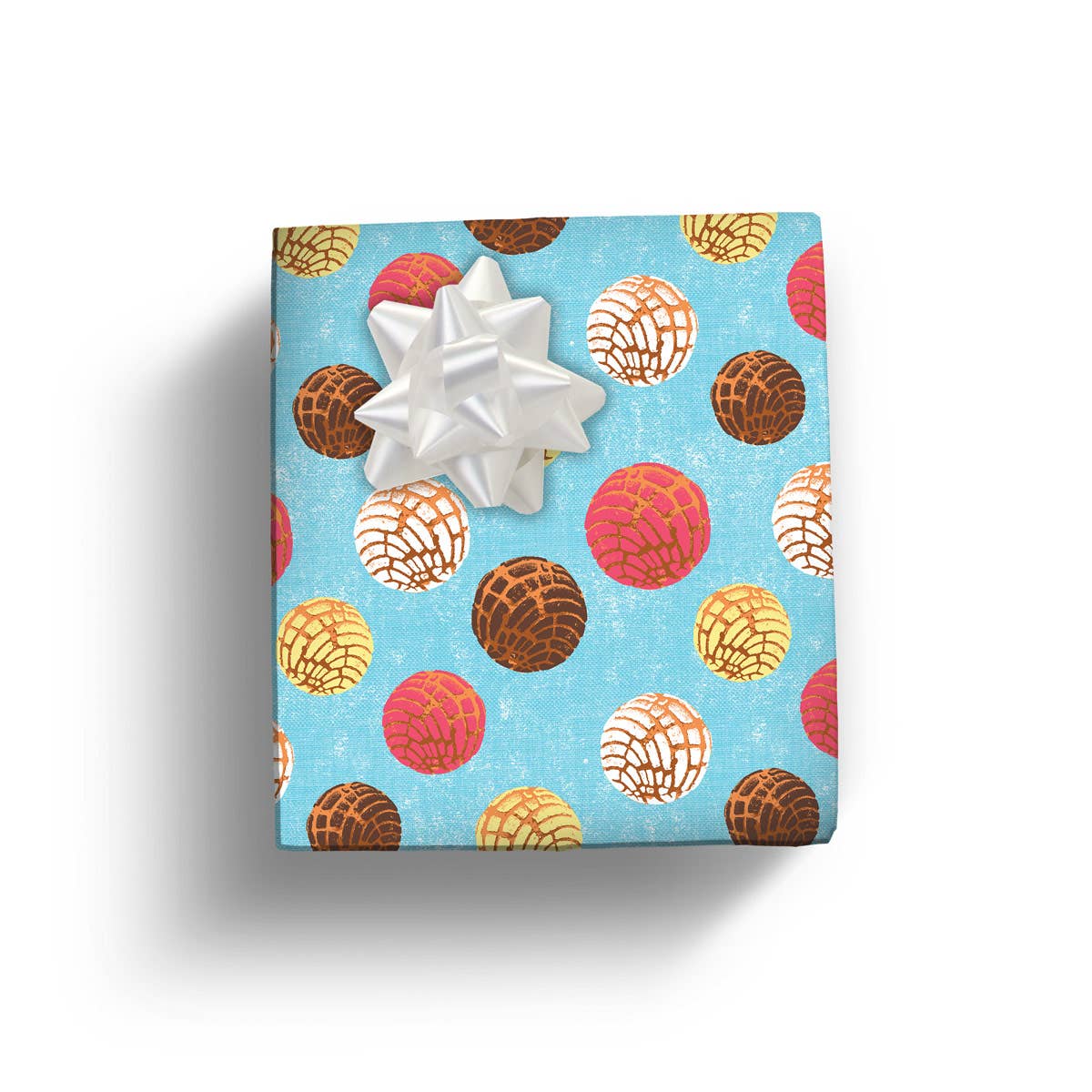 Erica Alfaro Designs - Pan Dulce Concha Gift Wrap Roll of 3 Sheets