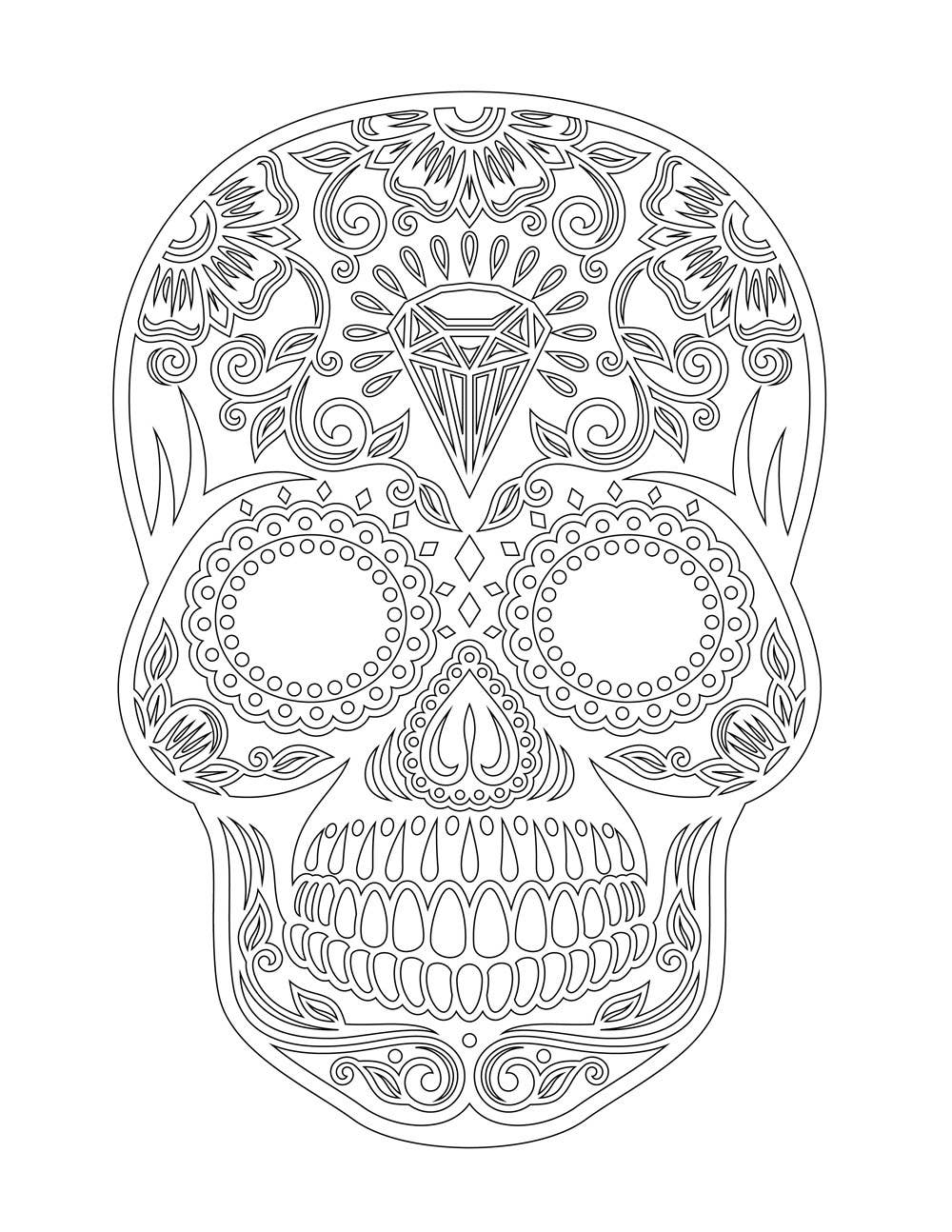 Blue Star Press - Dia De Los Muertos: Coloring Book