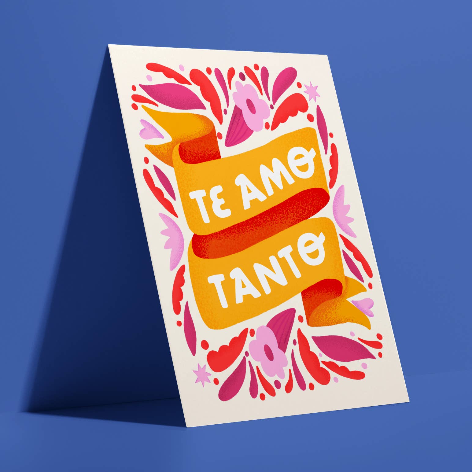 Ana Peake - Te Amo Tanto Spanish Valentine's Day Card