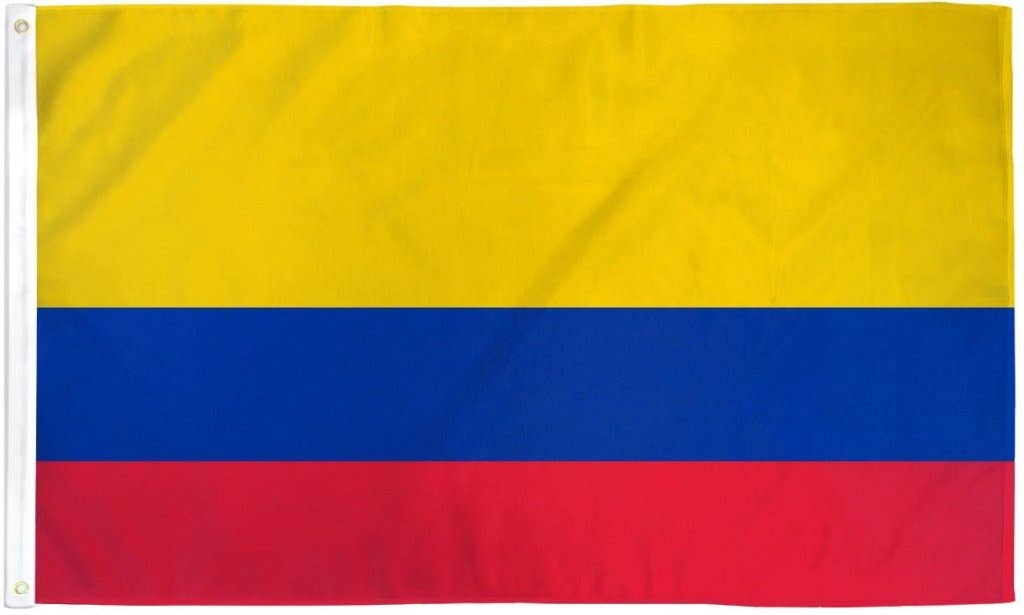 Colombia Flag 3x5ft Poly