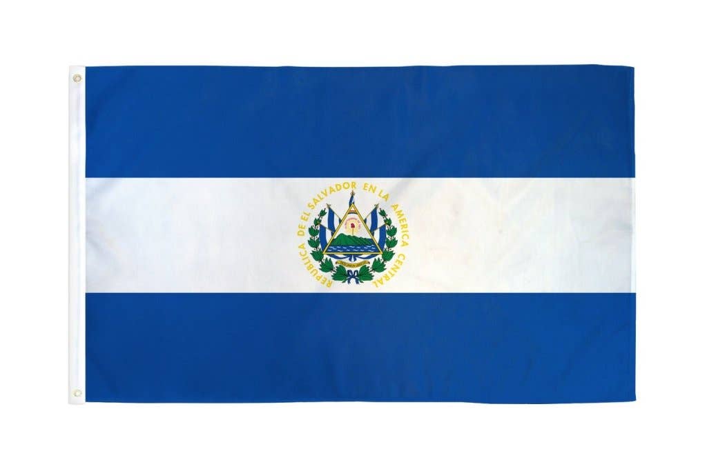 El Salvador Flag 2x3ft Poly
