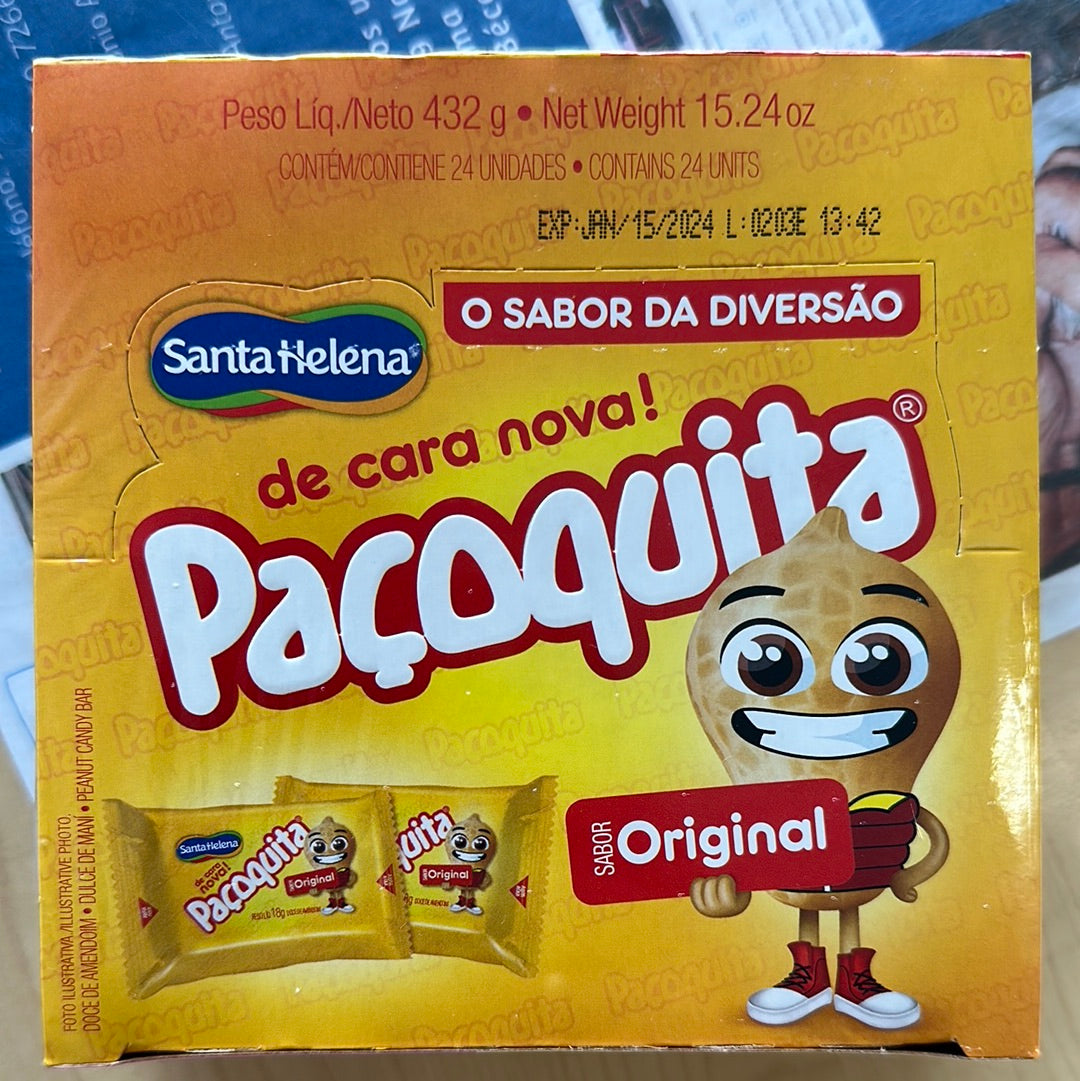 Santa Helena - Paçoquita, 15.24 oz, Box with 24 packs