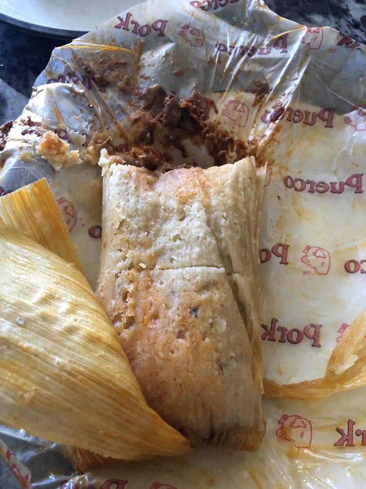 Tamales - Frozen Pork, bag with 5