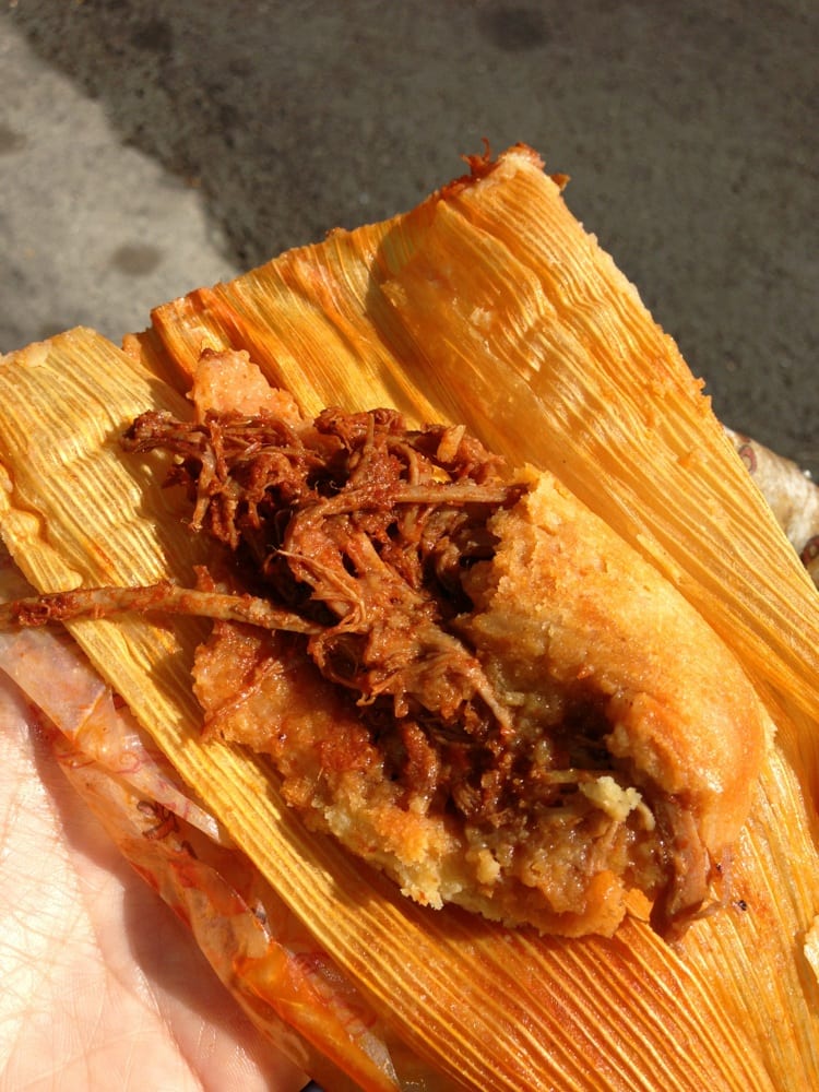 Tamales - Frozen Pork, bag with 5
