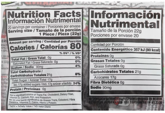 Nutrition Facts