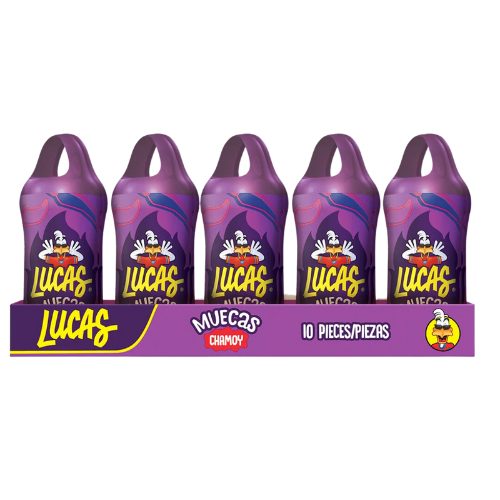 Lucas Muecas Chamoy, 8.8 oz, Pack of 10 Pieces